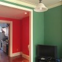Two-tone interior painting